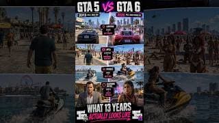 GTA 5 vs GTA 6 π€― What 13 YEARS of Graphics Looks Like