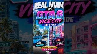 Real Miami vs GTA 6 Vice City π€― | The Similarities Are CRAZY