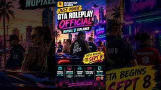 Rockstar Just Made GTA Roleplay Official β NoPixel V Explained π¨