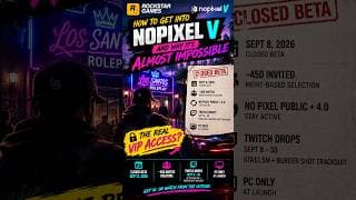 How to Get Into NoPixel V β And Why It's Almost IMPOSSIBLE π